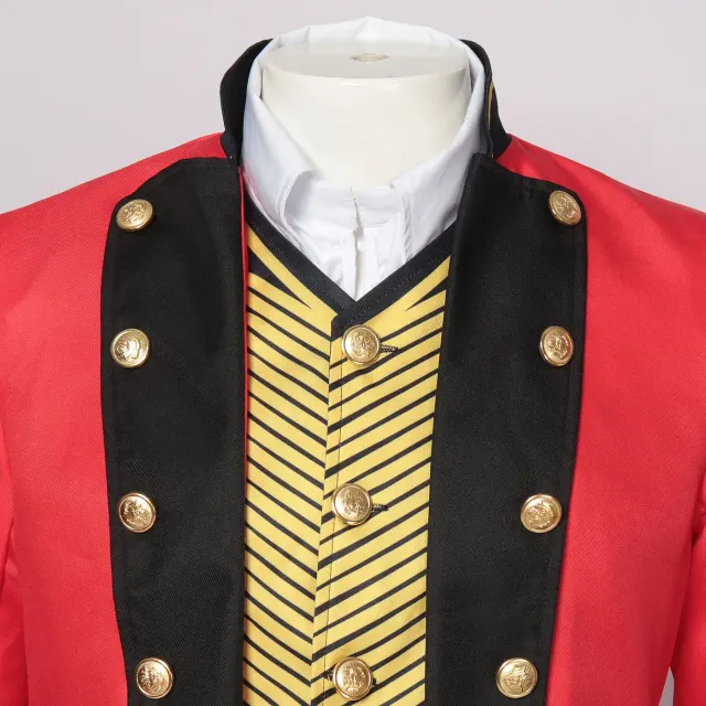 Ensemble costume queue-de-pie de cour médiévale pour homme pour cosplay sur scène détail 2