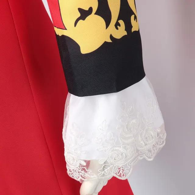 Ensemble costume queue-de-pie de cour médiévale pour homme pour cosplay sur scène détail 4