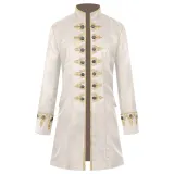 Bestickte Hofjacke - Weiß