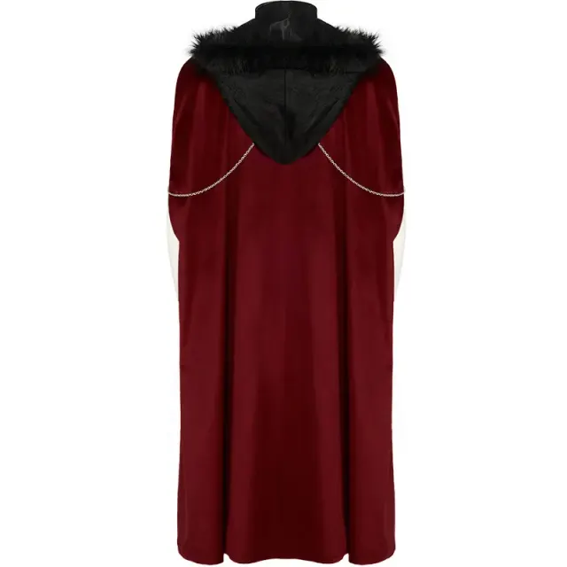 detalle de Conjunto de cosplay de levita, camisa y pantalón de estilo medieval para hombre 4