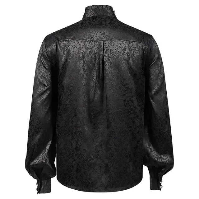detalle de Conjunto de cosplay de levita, camisa y pantalón de estilo medieval para hombre 8