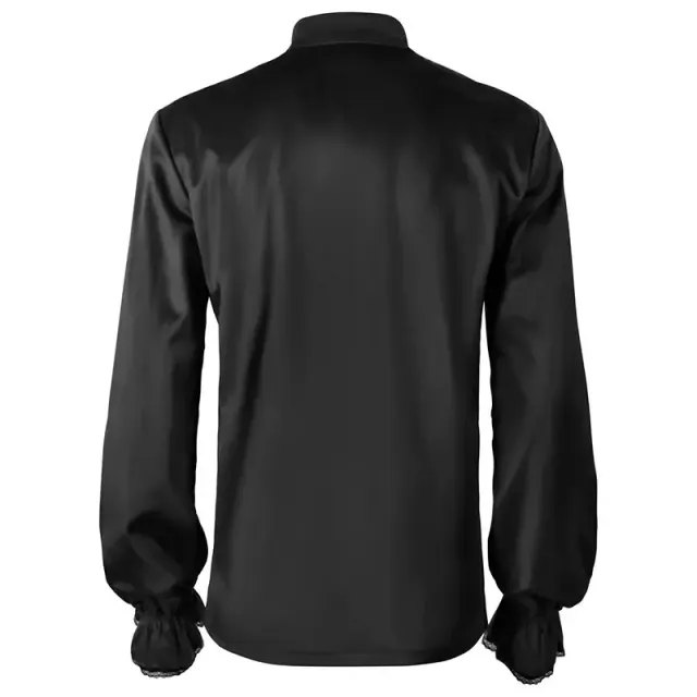 detalle de Conjunto de cosplay de levita, camisa y pantalón de estilo medieval para hombre 21