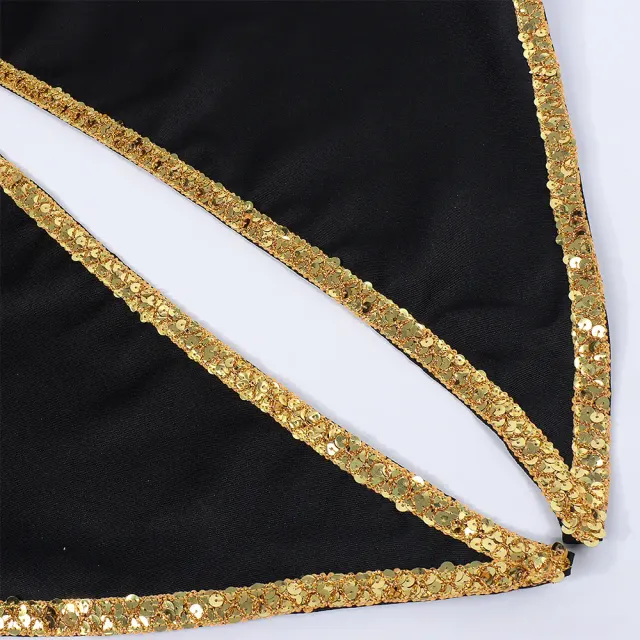 detalle de Frac medieval con ribete dorado para cosplay de Halloween para hombre 12