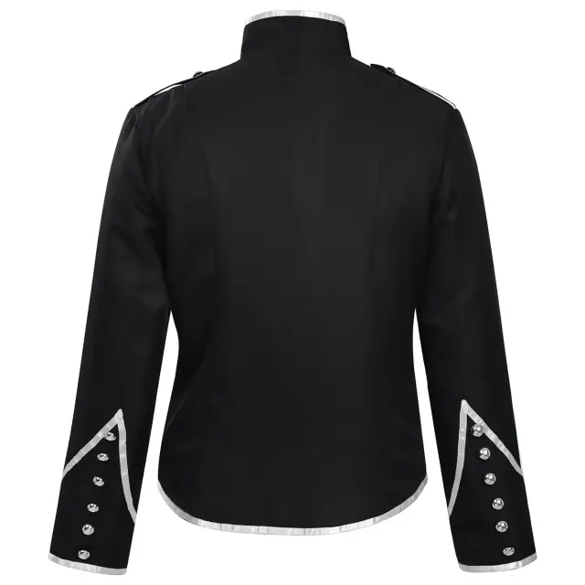 Ärmelloses Mittelalter-Gothic-Steampunk-Kostüm-Set für Herren Detail 3