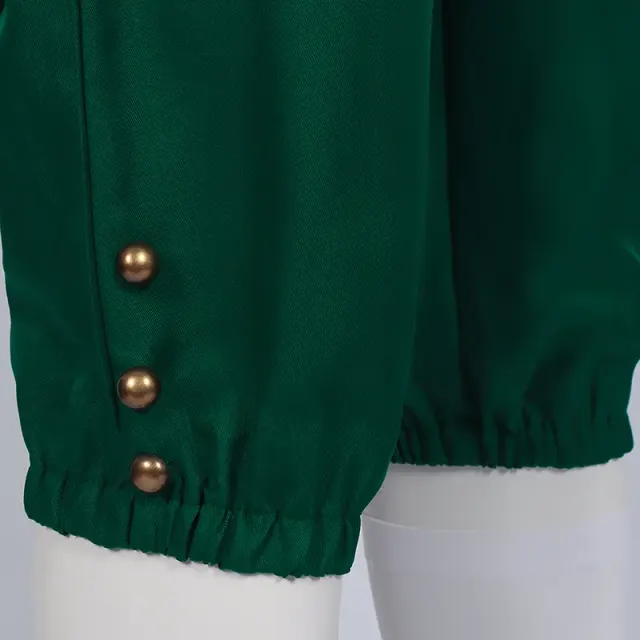 detalle de Conjunto de disfraz cosplay para hombre con frac irlandés medieval y sombrero 9