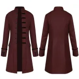 Jacquard Medieval Menswear - Burgundy
