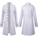 Jacquard Medieval Menswear - Pure White