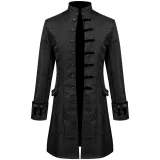 Jacquard Medieval Menswear - Black