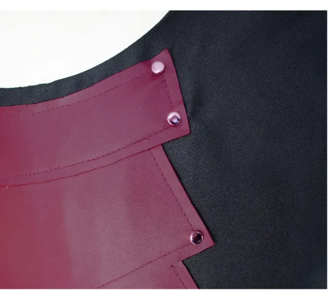 Herren-Mittelalter-Ritter-Cosplay-Kostüm mit Lederweste für Halloween Detail 2
