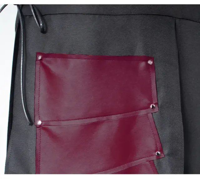 Herren-Mittelalter-Ritter-Cosplay-Kostüm mit Lederweste für Halloween Detail 4