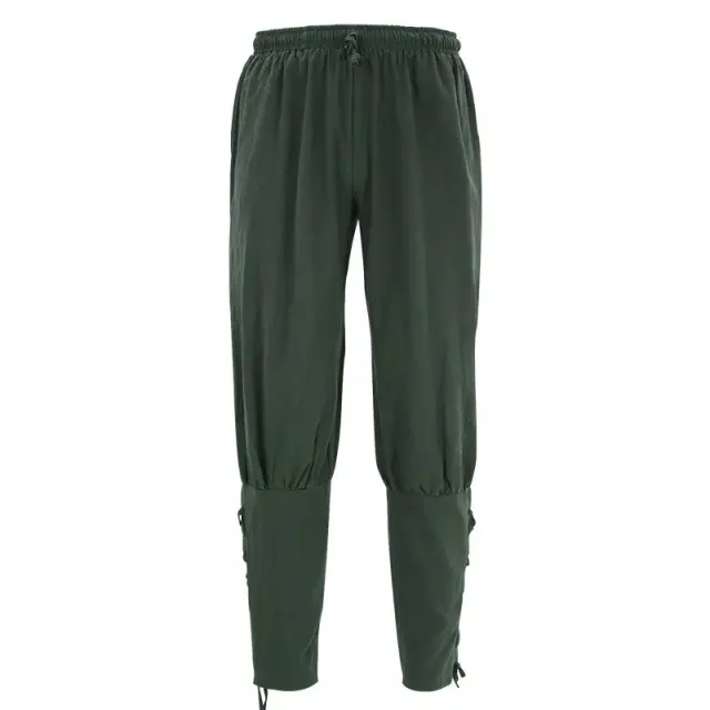 Pantalon cosplay pirate médiéval à séchage rapide pour homme avec poches détail 1