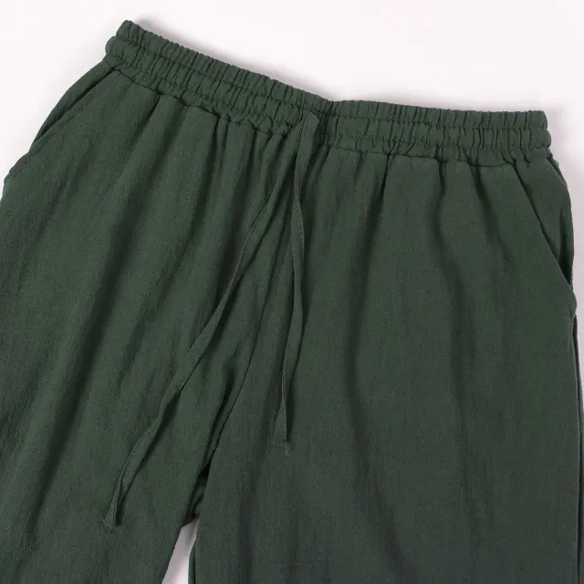 Pantalon cosplay pirate médiéval à séchage rapide pour homme avec poches détail 3