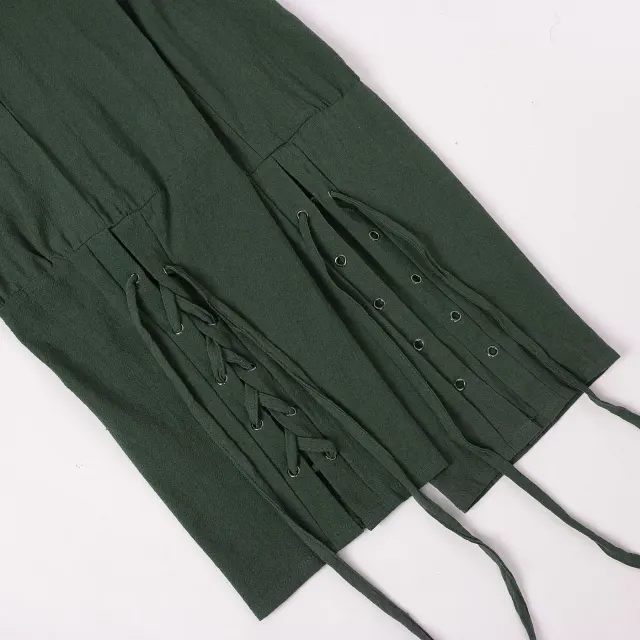Pantalon cosplay pirate médiéval à séchage rapide pour homme avec poches détail 5