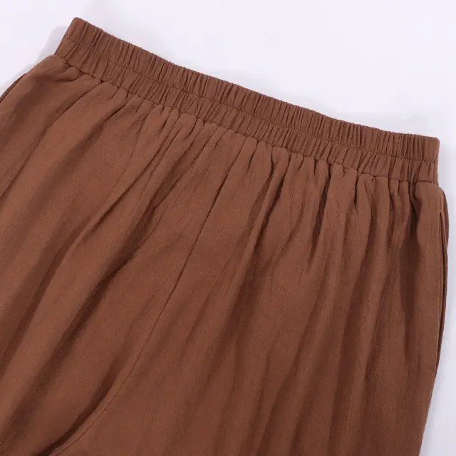 detalle de Pantalones de cosplay de pirata medieval con cordones para hombre 12