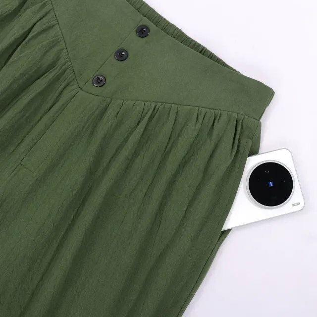 detalle de Pantalones de cosplay de pirata medieval con cordones para hombre 20