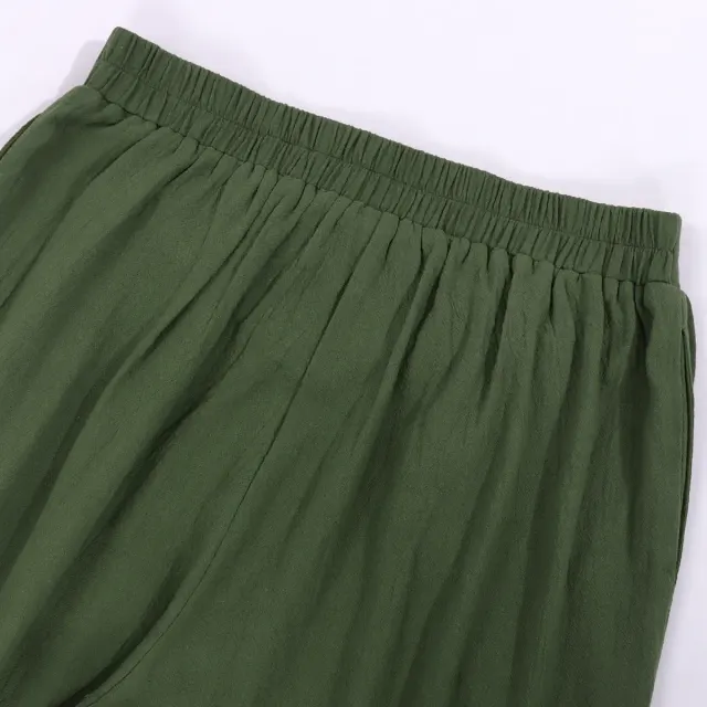 detalle de Pantalones de cosplay de pirata medieval con cordones para hombre 23
