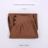 Pantalones de pirata - Rojo vino