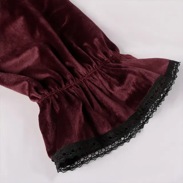 Men's Medieval Punk Cosplay Tailcoat, Shirt & Pants detail 9