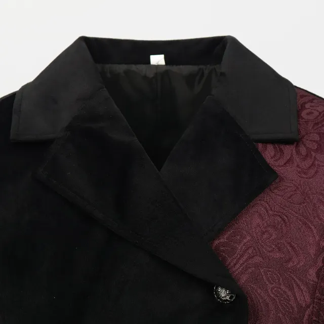 Men's Medieval Punk Vest for Halloween Cosplay Stage Costume detail 2
