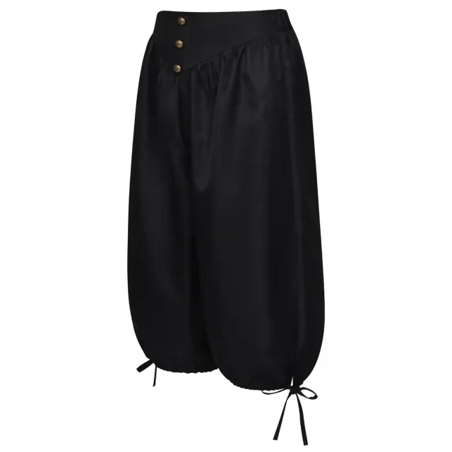 detalle de Pantalones de disfraz de pirata con cordones medievales y renacentistas para hombre 3