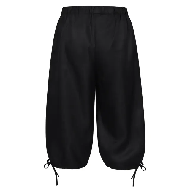 detalle de Pantalones de disfraz de pirata con cordones medievales y renacentistas para hombre 4