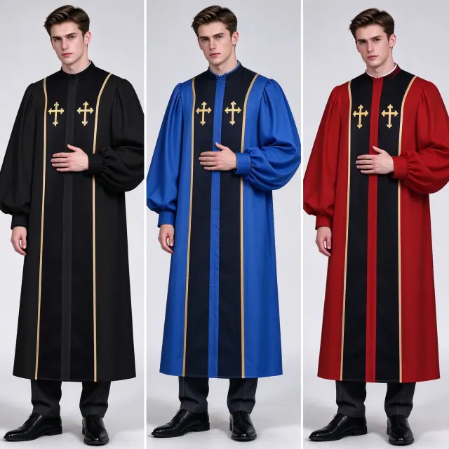 Robe rituelle de style médiéval en polyester pour homme avec haut sans manches, pantalon long et détails vintage imprimés pour le cosplay Halloween et les spectacles de scène.