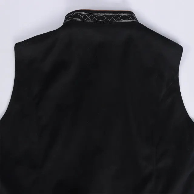 Herren Oktoberfest Bayerische Samtweste Cosplay-Kostüm Detail 9