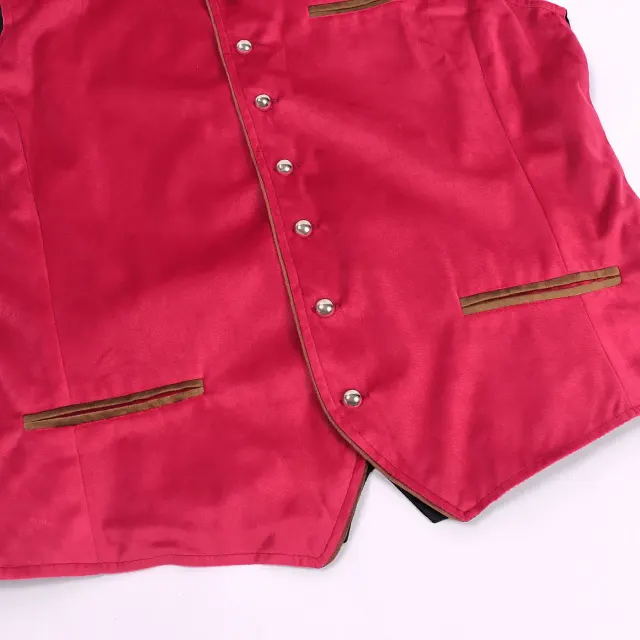 Herren Oktoberfest Bayerische Samtweste Cosplay-Kostüm Detail 15