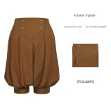 Pantalon pirate bouffant - Marron