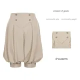 Pantalon pirate bouffant - Kaki