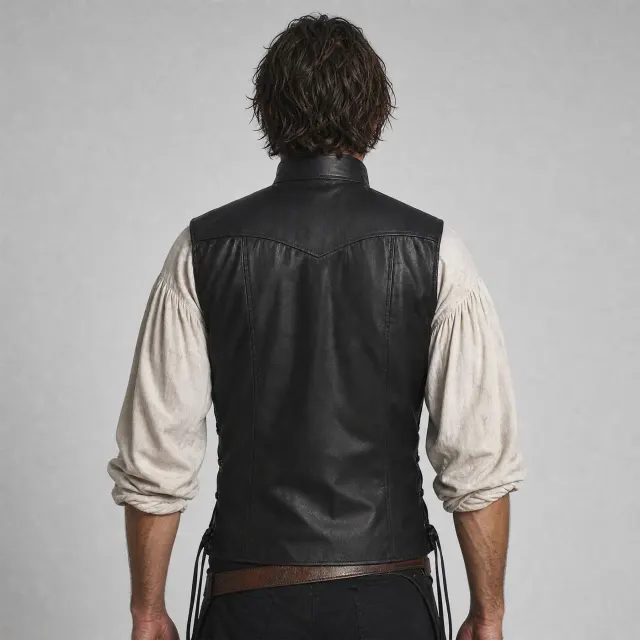 Piratenwesten-Set für Herren, Renaissance-Halloween-Cosplay-Kostüm Detail 2