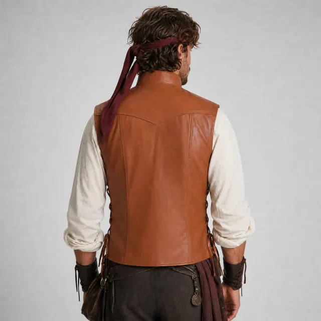 Piratenwesten-Set für Herren, Renaissance-Halloween-Cosplay-Kostüm Detail 10