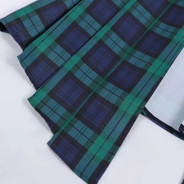 Herren-Faltenrock mit Gothic-Karomuster für Cosplay und Bühne Detail 7