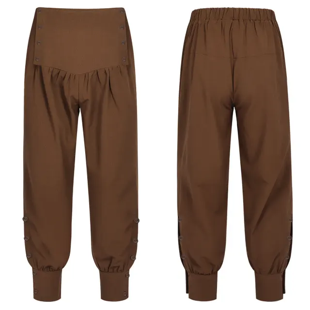 Costume cosplay Renaissance pirate pour homme, chemise et pantalon détail 5