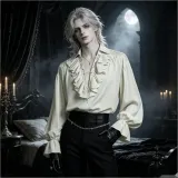 Camisa de corte - Beige