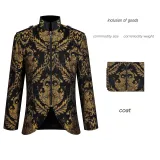 Chaqueta de corte con cuello alto - Negro