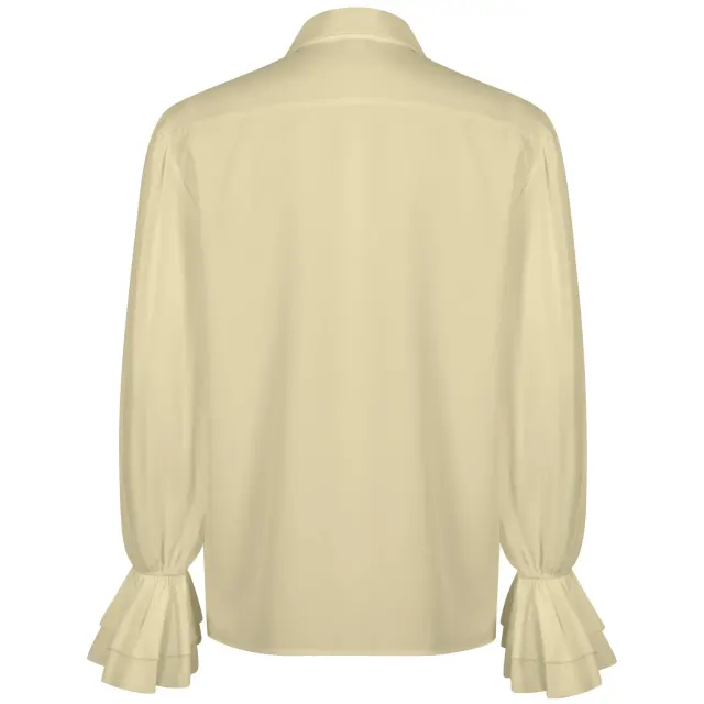Chemise cosplay à volants pour homme, style Renaissance, victorien et steampunk détail 23