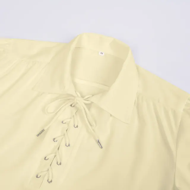 Chemise cosplay à volants pour homme, style Renaissance, victorien et steampunk détail 24