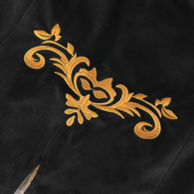 Men's Steampunk Gothic Embroidered Tailcoat Cosplay Jacket detail 7