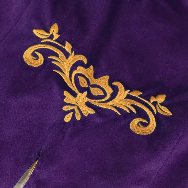 Men's Steampunk Gothic Embroidered Tailcoat Cosplay Jacket detail 10