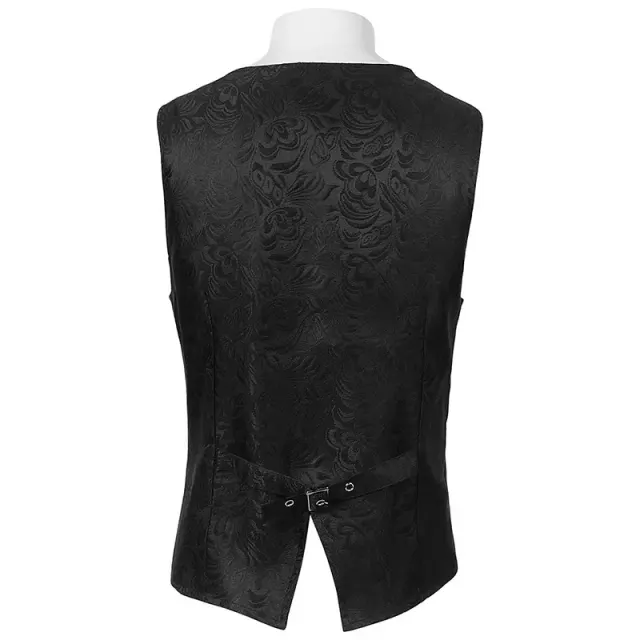 detalle de Conjunto de disfraz cosplay steampunk renacentista para hombre con chaleco y pantalones 12
