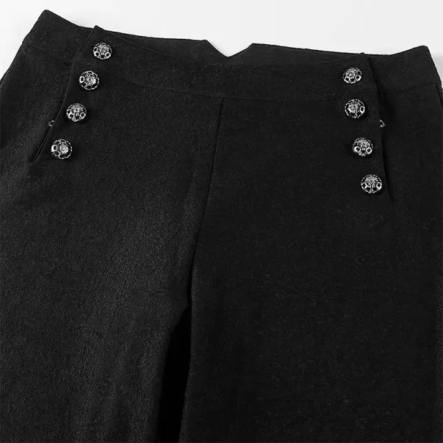 detalle de Conjunto de disfraz cosplay steampunk renacentista para hombre con chaleco y pantalones 23