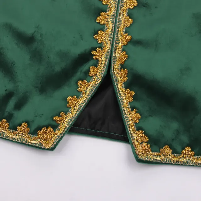 Ensemble costume cosplay Renaissance Tudor prince et roi pour homme détail 14