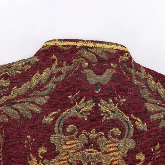 Men's Tudor Renaissance King Cosplay Jacket for Halloween detail 7