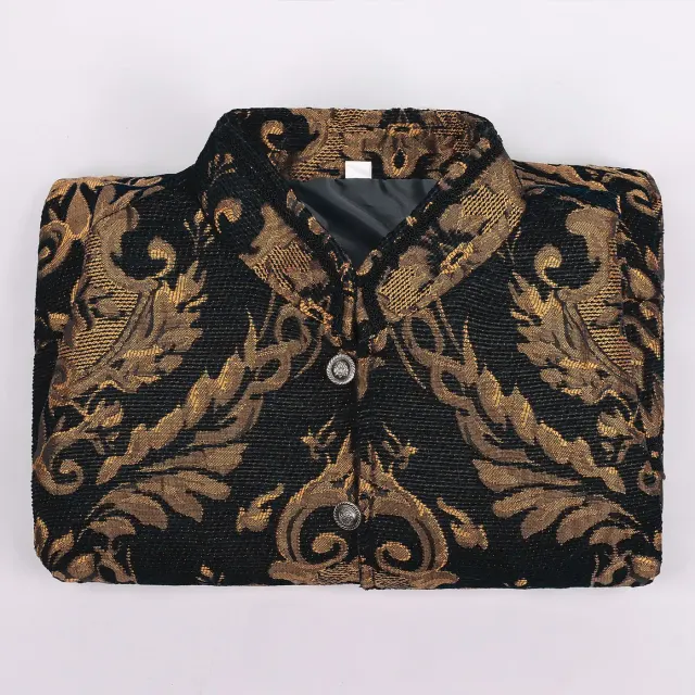 Men's Tudor Renaissance King Cosplay Jacket for Halloween detail 21