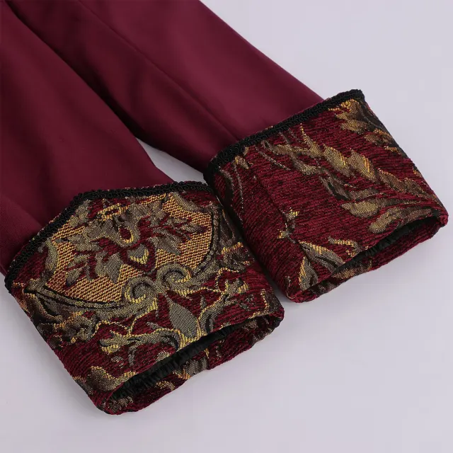 detalle de Disfraz cosplay de frac bordado victoriano steampunk para hombre 7