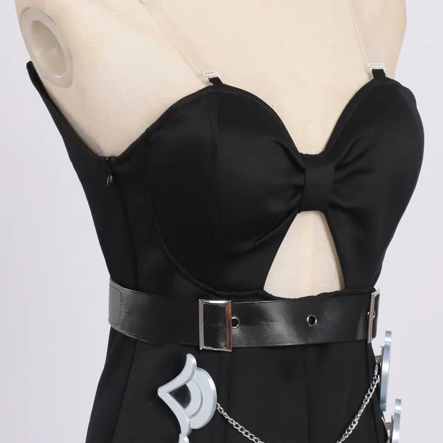 Costume cosplay d'anime Esper menthe pour femme avec sac à dos queue de chat détail 4
