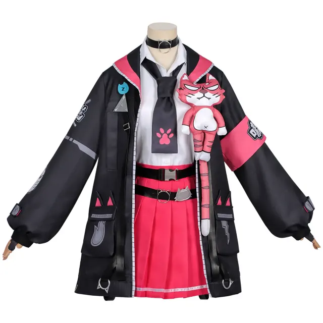 detalle de Disfraz de escenario cosplay de anime de videojuego móvil 7