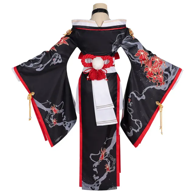 detalle de Disfraz de escenario cosplay de anime de videojuego móvil 14