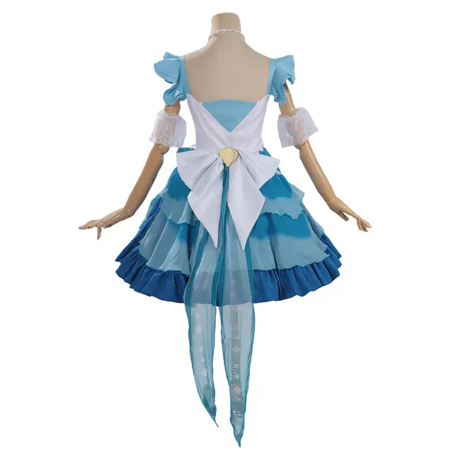 detalle de Conjunto de disfraz cosplay de tirantes de anime Colorful Summer de Mute Girl 4